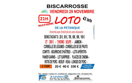 Loto de la pétanque