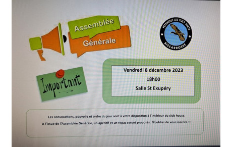 Assemblée Générale de la Pétanque