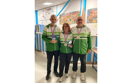 Triplette mixte vétéran - Champion des Landes